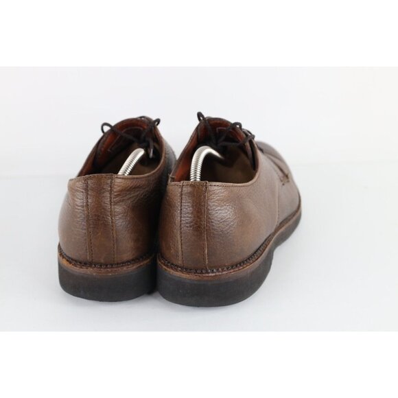 Vintage 90s Red Wing Shoes Mens Size 11 D Distressed Leather Oxford Shoes Brown Vintage 90s Red Wing Shoes Mens Size 11 D Distressed Leather  main image 2